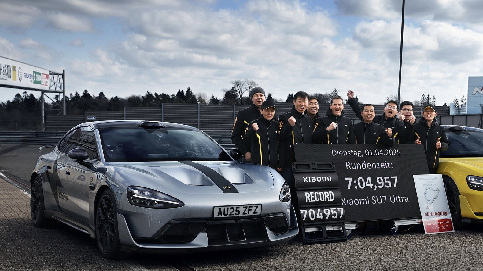 The Xiaomi SU7 Ultra following its Nürburgring lap